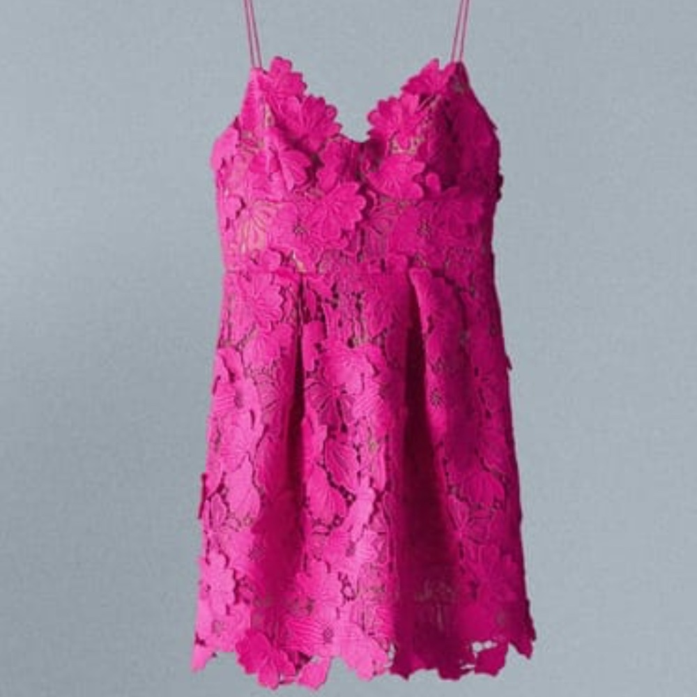 Mango Capsule Guipure Dress With Braces - Picture 3 of 6